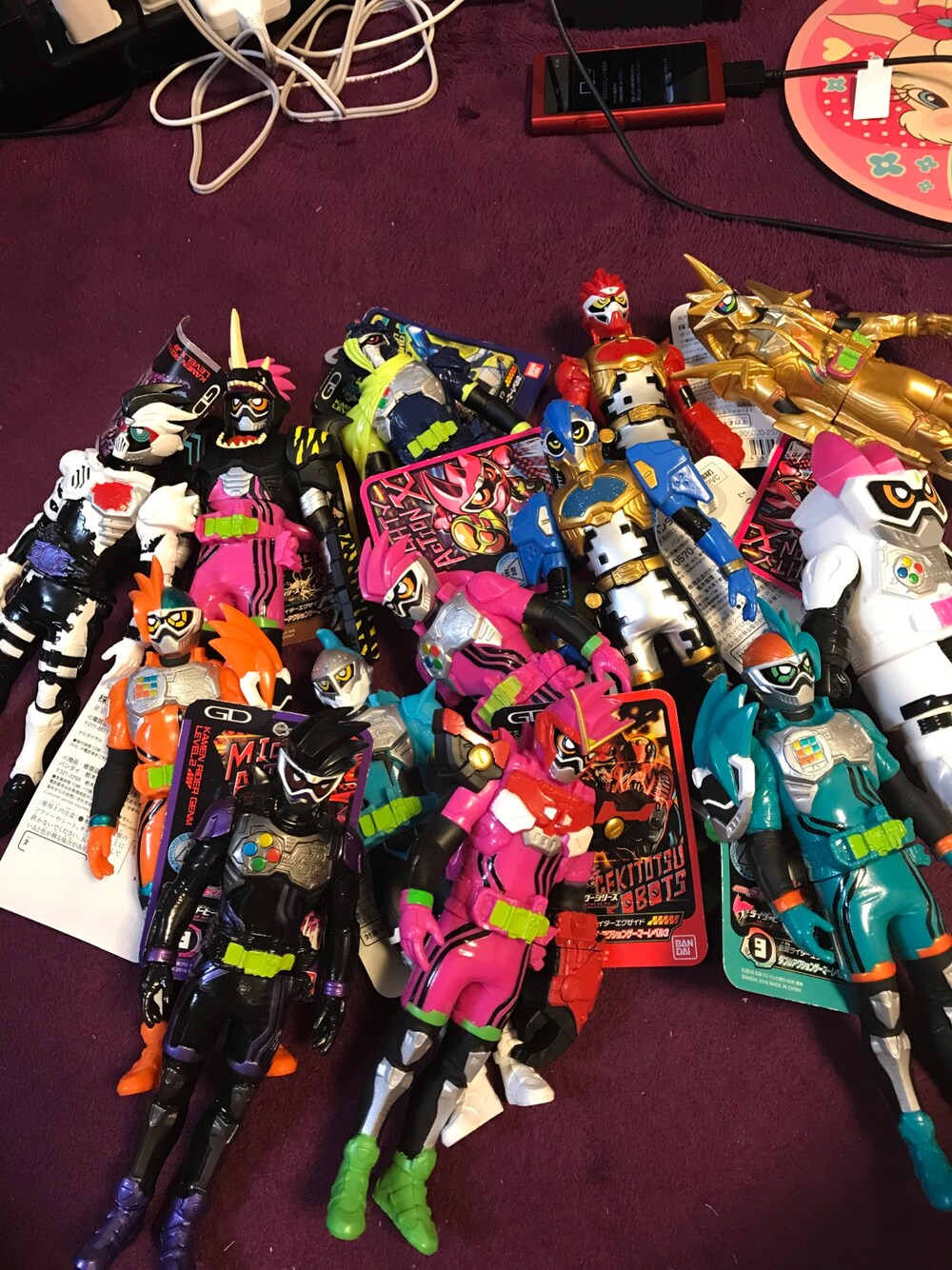 「仮面ライダーエグゼイド、仮面ライダー部、フィギュア、オモチャ好き」｜「BANDAIのアイテム（その他、その他）」を使った、アリマ サトシさん（メンズ・164cm）の夏コーディネートの1枚目の写真