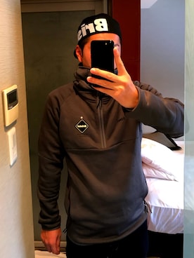 「NIKE（ナイキ）のアイテム（デニムパンツ）」を使った、yuu19z33さん（メンズ・175cm）の冬コーディネート