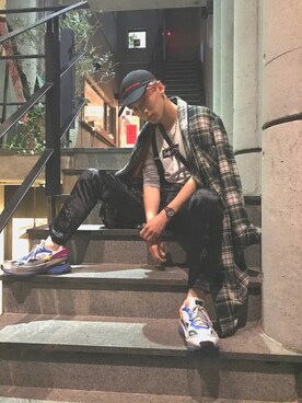 「vetements」｜「アイテム（アナログ腕時計）」を使った、yuma!さん（メンズ・174cm）の秋コーディネート