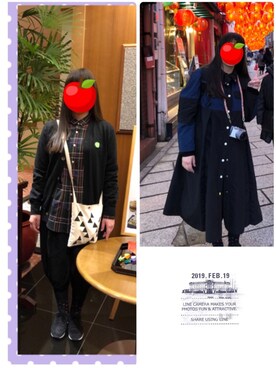 *あっぷる*さん（レディース・158cm）の冬コーディネート