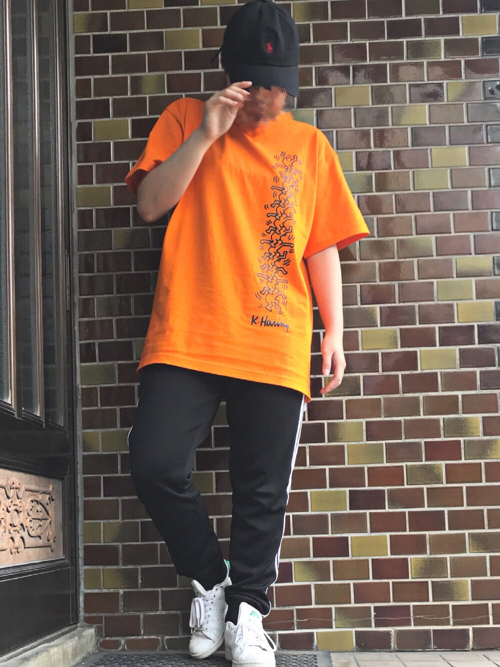 「ストリート」｜「POLO RALPH LAURENのアイテム（キャップ、ブラック系）」を使った、mifyi🥀さん（レディース・157cm）の夏コーディネートの1枚目の写真