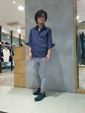 「アイテム（その他シューズ）」を使った、SUZUKIさん（メンズ・161cm・30代）の春コーディネート