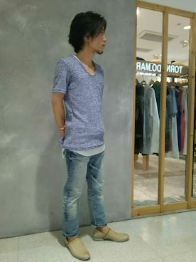 「アイテム（その他シューズ）」を使った、SUZUKIさん（メンズ・161cm・30代）の春コーディネート