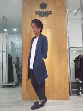 「アイテム（スリッポン）」を使った、SUZUKIさん（メンズ・161cm・40代）の春コーディネート