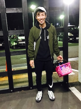「アイテム（ブルゾン）」を使った、かっちゃんさん（メンズ・174cm・30代）の春コーディネート