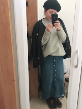 「お正月」｜「アイテム（ノーカラージャケット）」を使った、seiさん（レディース・149cm）の冬コーディネート