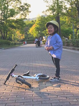 「ストライダー」｜「アイテム（その他）」を使った、seiさん（キッズ・100cm）の春コーディネート