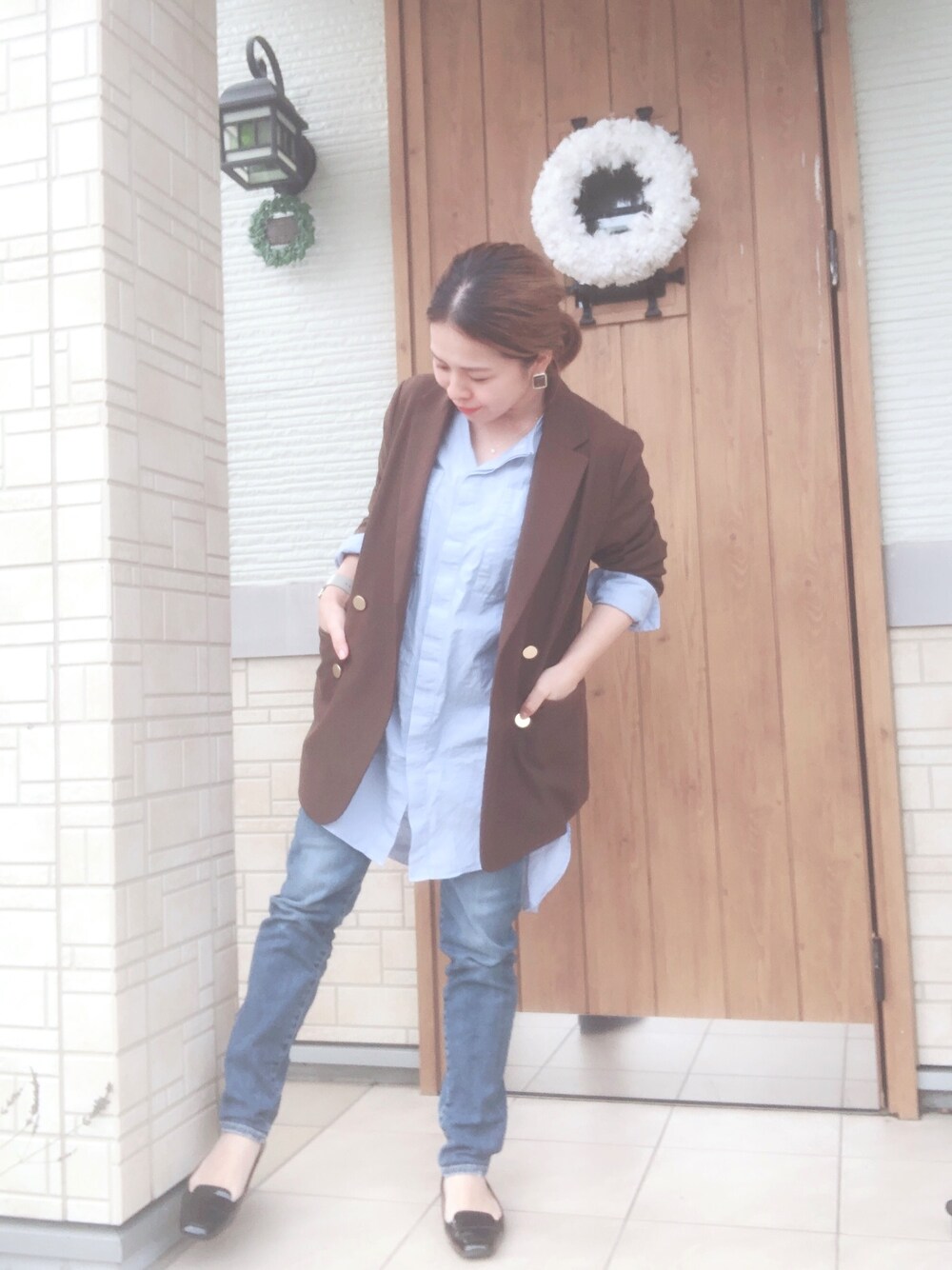 SLOBE IENA（スローブイエナ）の「80タイプライターノーカラー