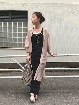 「SHENERY（シーナリー）のアイテム（シャツワンピース）」を使った、HAMAYAMA_160cmさん（レディース・160cm）の春コーディネート
