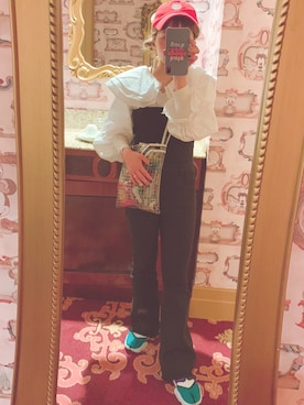 「beautiful people」｜「アイテム（オールインワン・サロペット）」を使った、リリーさん（レディース・150cm）の秋コーディネート