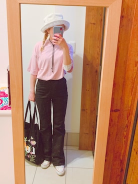 「Lush（ラッシュ）のアイテム」を使った、リリーさん（レディース・150cm）の春コーディネート