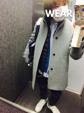 tbkさんの「KT W/CLOTH スタンドカラー コート◆」を使ったコーディネート