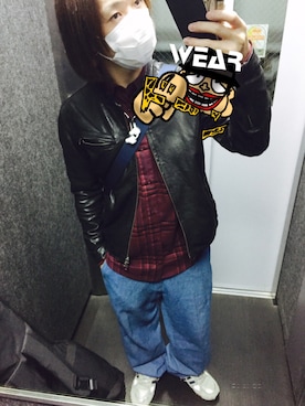 「アイテム（メッセンジャーバッグ）」を使った、tbkさん（メンズ・162cm・30代）の秋コーディネート