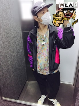 「rehacer（レアセル）のアイテム（帽子）」を使った、tbkさん（メンズ・162cm）の冬コーディネート