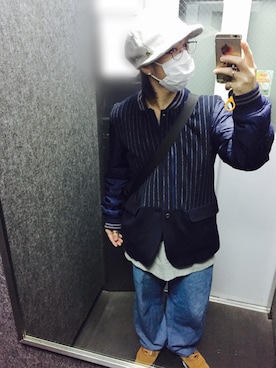 「アイテム（ブルゾン）」を使った、tbkさん（メンズ・162cm・30代）の冬コーディネート
