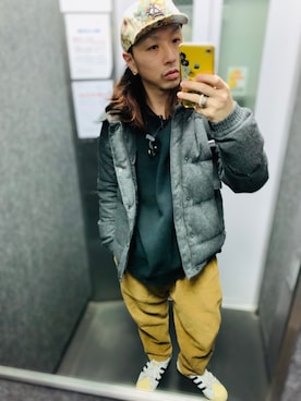 「アイテム（スウェット）」を使った、tbkさん（メンズ・162cm・30代）の冬コーディネート