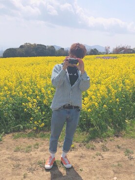 「ORIAN（オリアン）のアイテム」を使った、r y o h e iさん（メンズ・170cm）の春コーディネート