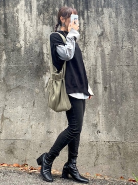 がんもさん（レディース・157cm）の冬コーディネート