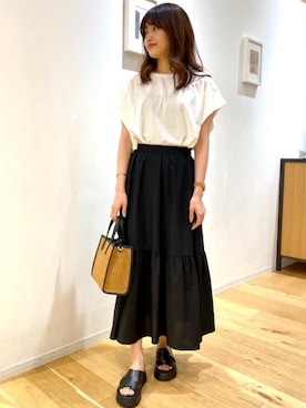 「LAURA DI MAGGIO（ローラディマッジオ）のアイテム」を使った、kibayama_sさん（レディース・163cm）の夏コーディネート