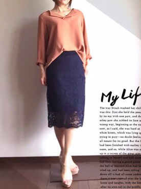 「BE NEAT（ビーニート）のアイテム」を使った、Mia さん（レディース・152cm）の夏コーディネート