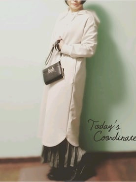 「KATHARINE ROSS（キャサリンロス）のアイテム（ワンピース/ドレス）」を使った、Mia さん（レディース・152cm）の冬コーディネート
