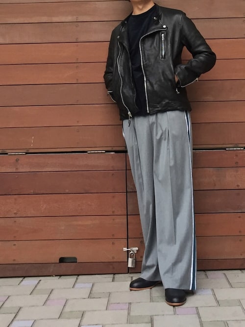 ATTACHMENT×Schott×STUDIOUS セミダブルライダース ATTACHMENT×Schott×STUDIOUS セミダブルライダース S - メルカリ