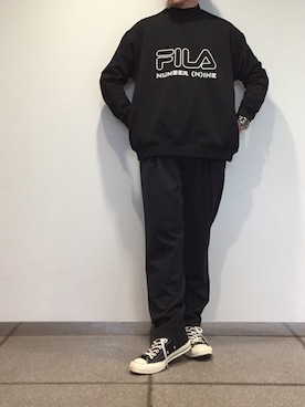 「STUDIOUS SELECT(STUDIOUS SELECT)」｜「アイテム（スウェット）」を使った、MASAさん（メンズ・174cm）の秋コーディネート