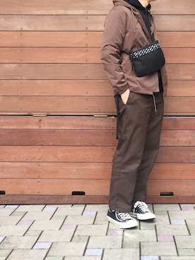「SWAGGER（スワッガー）のアイテム」を使った、MASAさん（メンズ・174cm）の秋コーディネート