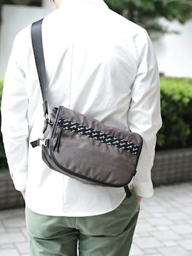 「アイテム（ショルダーバッグ）」を使った、MASAさん（メンズ・174cm・30代）の秋コーディネート