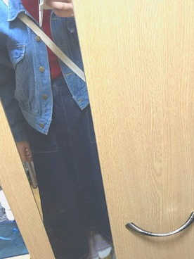 「RAY CASSIN（レイカズン）のアイテム（デニムジャケット）」を使った、chikaxeilさん（レディース・160cm）の秋コーディネート