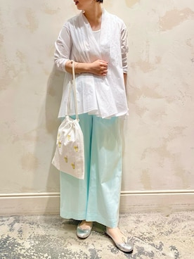 konnoooatsukoooさん（レディース・162cm）の夏コーディネート