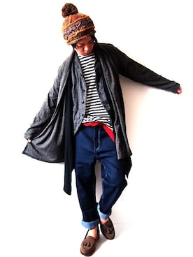 「BEATJIVE（ビートジャイブ）のアイテム」を使った、YYYYYさん（メンズ・165cm）の秋コーディネート