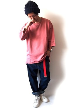 「BEATJIVE（ビートジャイブ）のアイテム」を使った、YYYYYさん（メンズ・165cm）の秋コーディネート