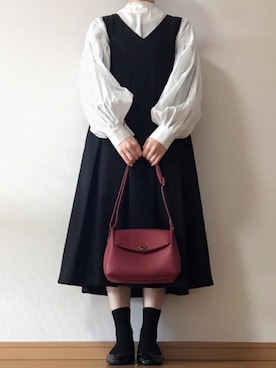 「アイテム（バレエシューズ）」を使った、LaLaさん（レディース・158cm・20代）の春コーディネート