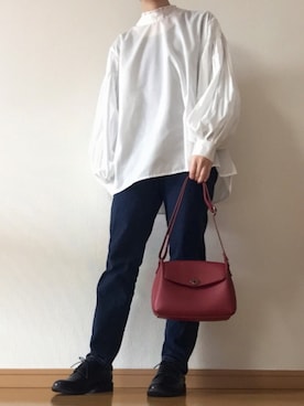 「mel（メル）のアイテム」を使った、LaLaさん（レディース・158cm）の春コーディネート