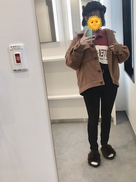「PAGEBOY（ページボーイ）のアイテム（ダッフルコート）」を使った、みんとんさん（レディース・153cm）の冬コーディネート
