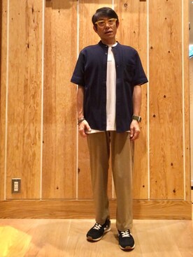 「ポケットT」｜よしおさんさん（メンズ・162cm）の秋コーディネート