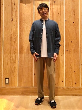 「ポケットT」｜よしおさんさん（メンズ・162cm）の秋コーディネート