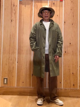 「SMITH'S（スミス）のアイテム（スウェット）」を使った、よしおさんさん（メンズ・162cm）の秋コーディネート
