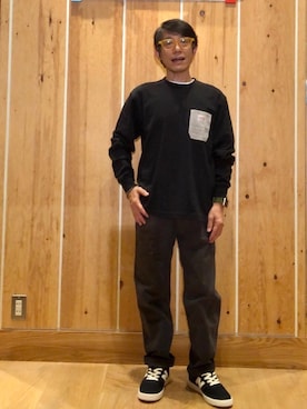 「ポケットT」｜よしおさんさん（メンズ・162cm）の秋コーディネート