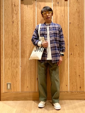 「ポケットT」｜よしおさんさん（メンズ・162cm）の秋コーディネート