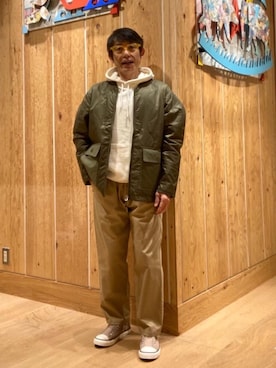 「SMITH'S（スミス）のアイテム」を使った、よしおさんさん（メンズ・162cm）の秋コーディネート