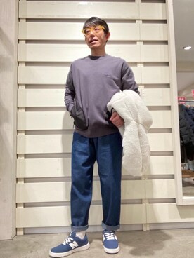 「ポケットT」｜よしおさんさん（メンズ・162cm）の冬コーディネート