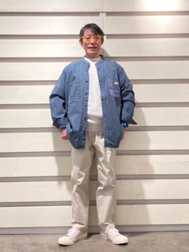 「SMITH'S（スミス）のアイテム（トップス）」を使った、よしおさんさん（メンズ・162cm）の冬コーディネート