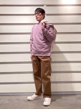 「SMITH'S（スミス）のアイテム（トップス）」を使った、よしおさんさん（メンズ・162cm）の冬コーディネート