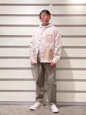 「SMITH'S（スミス）のアイテム（ジャケット/アウター）」を使った、よしおさんさん（メンズ・162cm）の春コーディネート