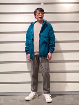 「coenスタッフスタイリング」｜「アイテム（ブルゾン）」を使った、よしおさんさん（メンズ・162cm）の春コーディネート