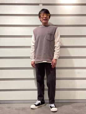 よしおさんさん（メンズ・162cm）の春コーディネート