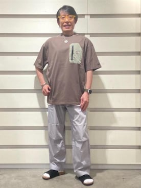 「KELTY（ケルティ）のアイテム」を使った、よしおさんさん（メンズ・162cm）の夏コーディネート