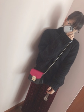 「H&M（エイチ・アンド・エム）のアイテム（腕時計）」を使った、Saayaさん（レディース・156cm）の春コーディネート